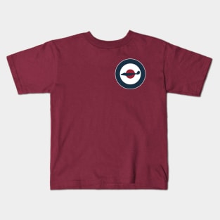 RAF Gloster Meteor (Front and Back logo) Kids T-Shirt